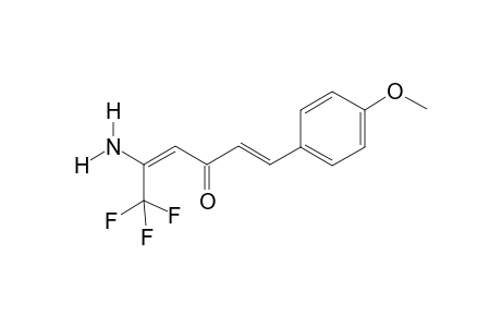 (1E,4E)-5-Amino-6,6,6-trifluoro-1-(4-methoxyphenyl)-1,4-hexadien-3-one