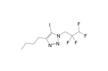 4-Butyl-5-iodanyl-1-[2,2,3,3-tetrakis(fluoranyl)propyl]-1,2,3-triazole