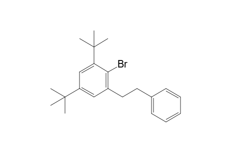 2-Bromo-1,5-di-t-butyl-3-(2-phenylethyl)benzene