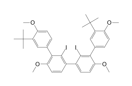 1,1':3',1'':3'',1'''-Quaterphenyl, 3,3'''-bis(1,1-dimethylethyl)-2',2''-diiodo-4,4'',4''',6'-tetramethoxy-