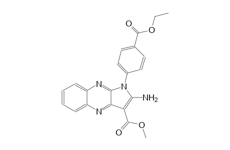 1H-pyrrolo[2,3-b]quinoxaline-3-carboxylic acid, 2-amino-1-[4-(ethoxycarbonyl)phenyl]-, methyl ester