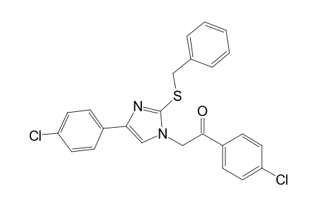 2-Benzylsulfanyl-N-(p-chlorobenzoyl)methyl-4-(p-chlorophenyl)imidazole