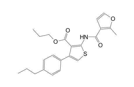 propyl 2-[(2-methyl-3-furoyl)amino]-4-(4-propylphenyl)-3-thiophenecarboxylate