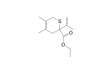 Ethyl 3,4-dimethyl-6-prop-2-enyl-5,6-dihydro-2H-thiopyran-6-carboxylate