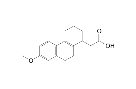 7-Methoxy-1,2,3,4,9,10-hexahydrophenanthrene-1-acetic acid