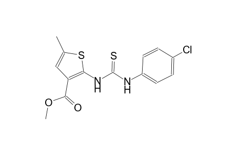 methyl 2-{[(4-chloroanilino)carbothioyl]amino}-5-methyl-3-thiophenecarboxylate