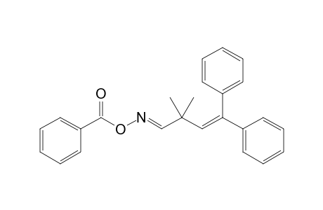 2,2-Dimethyl-4,4-diphenylbut-3-enal O-benzoyloxime