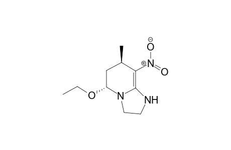 (R*,R*)-(+/-)-5-Ethoxy-2,3,4,5,6,7-hexahydro-7-methyl-8-nitro-1H-imidazo[1,2-a]pyridine