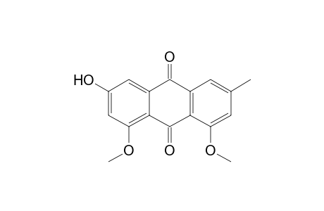 1,8-dimethoxy-3-methyl-6-oxidanyl-anthracene-9,10-dione
