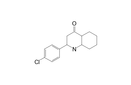 2-(4'-CHLOROPHENYL)-TRANS-DECAHYDROQUINOLIN-4-ONE