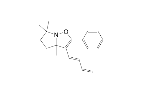 3-[(1E)-buta-1,3-dienyl]-3a,6,6-trimethyl-2-phenyl-4,5-dihydropyrrolo[1,2-b]isoxazole