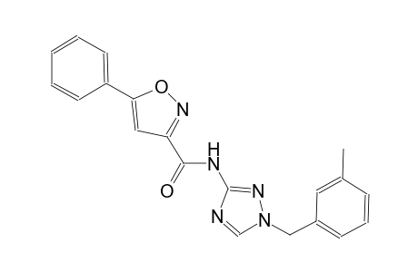 N-[1-(3-methylbenzyl)-1H-1,2,4-triazol-3-yl]-5-phenyl-3-isoxazolecarboxamide