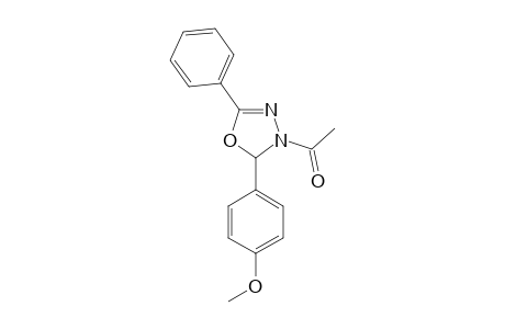 1-[2-(4-methoxyphenyl)-5-phenyl-2H-1,3,4-oxadiazol-3-yl]ethanone