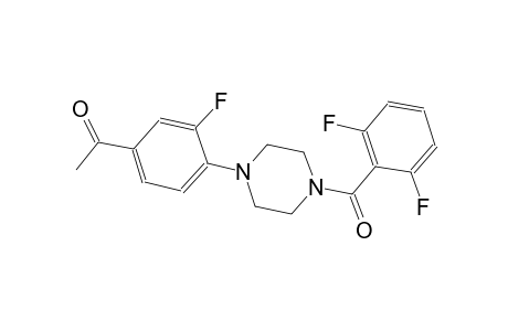 ethanone, 1-[4-[4-(2,6-difluorobenzoyl)-1-piperazinyl]-3-fluorophenyl]-