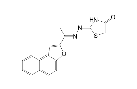 2-{[1'-(Naphtho[2,1-b]furan-2'-yl)-ethylidene]hydrazono}-thiazolidin-4-one