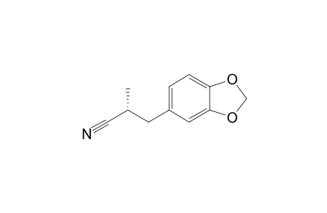 (2R)-3-(1,3-benzodioxol-5-yl)-2-methyl-propanenitrile
