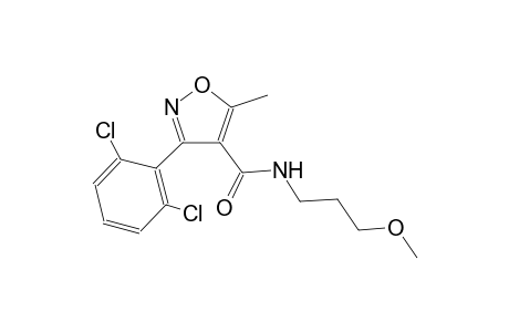 3-(2,6-dichlorophenyl)-N-(3-methoxypropyl)-5-methyl-4-isoxazolecarboxamide