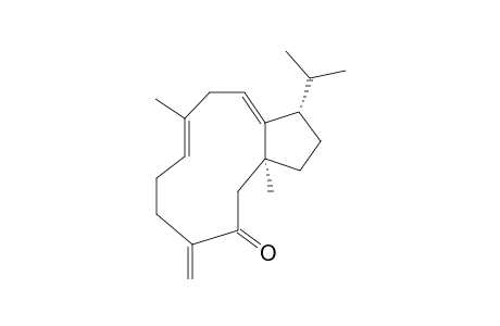 (1S,7E,10Z,12S)-1,8-dimethyl-4-methylidene-12-propan-2-ylbicyclo[9.3.0]tetradeca-7,10-dien-3-one