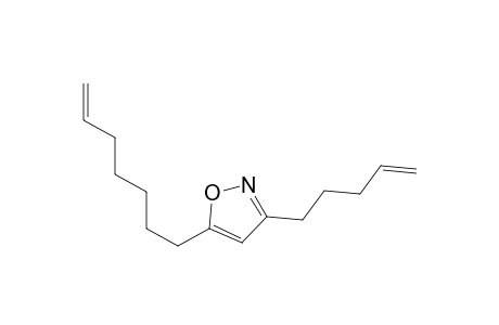 5-(6-Heptenyl)-3-(4-pentenyl)isoxazole