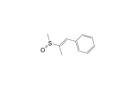Benzene, [2-(methylsulfinyl)-1-propenyl]-