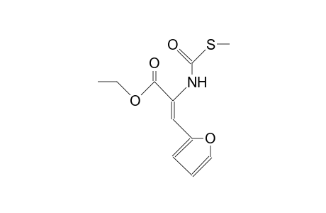 3-(2-Furyl)-2-(methylthiocarbonylamino)-acrylic acid, ethyl ester