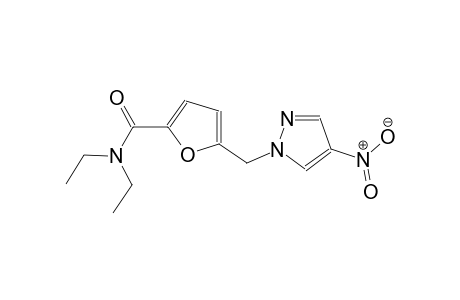 N,N-diethyl-5-[(4-nitro-1H-pyrazol-1-yl)methyl]-2-furamide