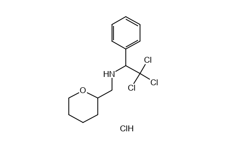 TETRAHYDRO-N-[alpha-(TRICHLOROMETHYL)BENZYL]-2-PYRANMETHYLAMINE, HYDROCHLORIDE
