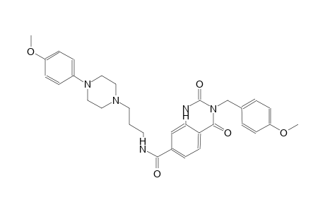 3-(4-methoxybenzyl)-N-{3-[4-(4-methoxyphenyl)-1-piperazinyl]propyl}-2,4-dioxo-1,2,3,4-tetrahydro-7-quinazolinecarboxamide