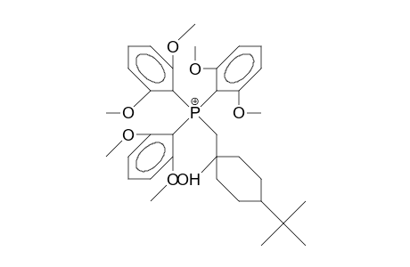 (1-Hydroxy-cyclohexyl)methyl-tris(2,6-dimethoxy-phenyl)-phosphonium cation
