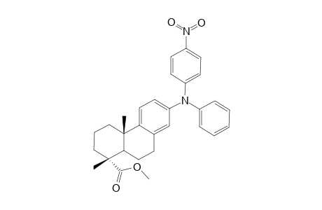 (1R,4aS)-1,4a-Dimethyl-7-[(4-nitro-phenyl)-phenyl-amino]-1,2,3,4,4a,9,10,10a-octahydro-phenanthrene-1-carboxylic acid methyl ester