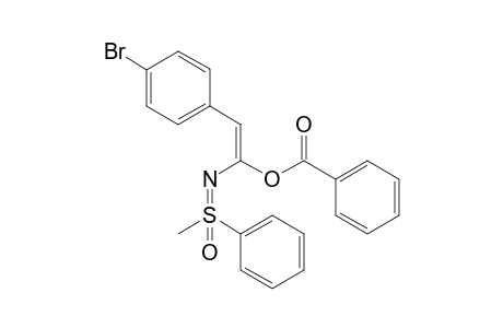 (E)-N-[2-(4-Bromo-phenylvinyl)-2-benzoyloxy]-S-methyl-S-phenylsulfoximine