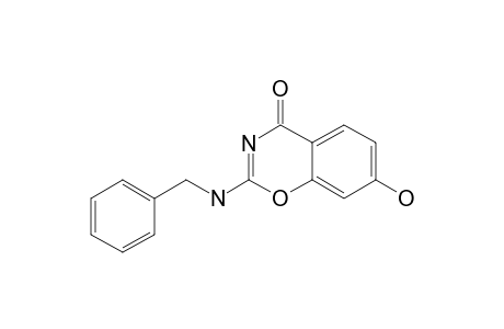 2-(BENZYLAMINO)-7-HYDROXY-4H-1,3-BENZOXAZIN-4-ONE