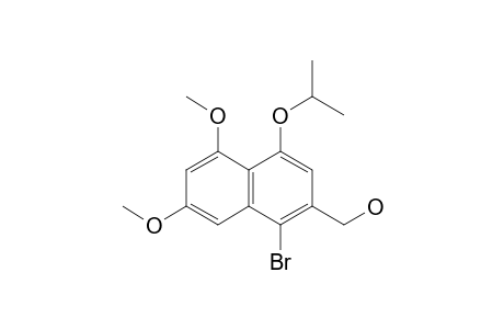 1-BROMO-2-HYDROXYMETHYL-4-ISOPROPOXY-5,7-DIMETHOXYNAPHTHALENE