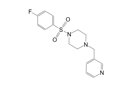 piperazine, 1-[(4-fluorophenyl)sulfonyl]-4-(3-pyridinylmethyl)-