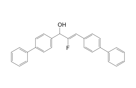 2-Fluoro-1,3-bis(4-biphenylyl)-2-propen-1-ol