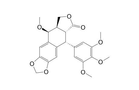 (5S,5aR,8aR,9R)-5-methoxy-9-(3,4,5-trimethoxyphenyl)-5a,6,8a,9-tetrahydro-5H-isobenzofurano[5,6-f][1,3]benzodioxol-8-one