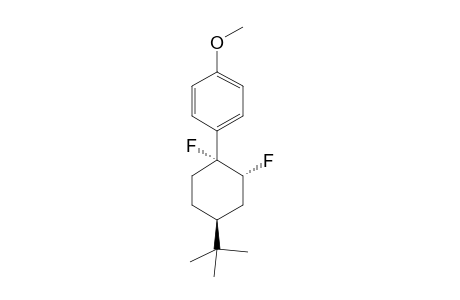 r-1-(4-Methoxyphenyl)-1,c-2-difluoro-t-4-tert-butylcyclohexane