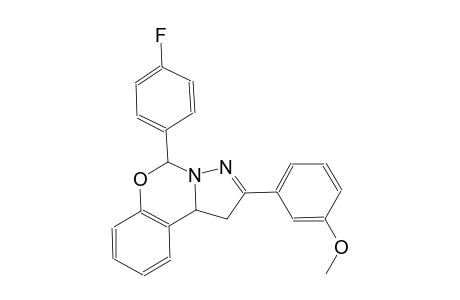 5-(4-fluorophenyl)-2-(3-methoxyphenyl)-1,10b-dihydropyrazolo[1,5-c][1,3]benzoxazine
