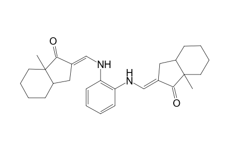 N,N'-bis( 9-Oxo-1-methylbicyclo[4.3.0]nonane-8,8-diylmethyene )-1,2-phenylenediamine