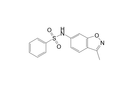 N-(3-methyl-1,2-benzoxazol-6-yl)benzenesulfonamide