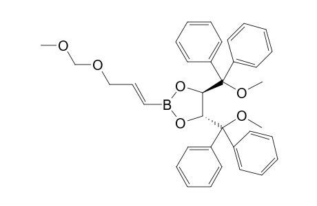 (4R,5R)-4,5-Bis[methoxydiphenylmethyl]-2-[(E)-2-methoxymethoxymethyl)ethenyl]-1,3,2-dioxaborolane