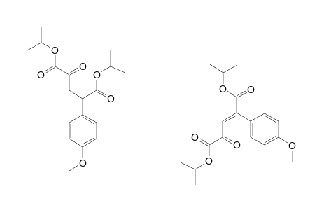 DIISOPROPYL-2-(4-METHOXYPHENYL)-OXO-PENTANEDIOATE+DIISOPROPYL-2-(4-METHOXYPHENYL)-4-OXOPENT-2-ENEDIOATE;MIXTURE