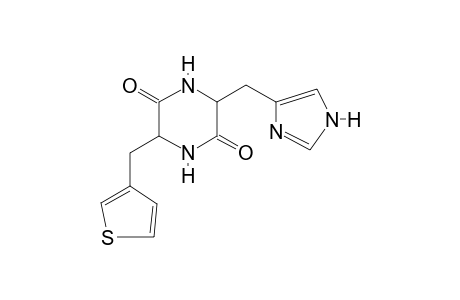 3-(3H-imidazol-4-ylmethyl)-6-(3-thienylmethyl)piperazine-2,5-quinone