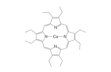 2,3,7,8,12,13,17,18-Octaethyl-21H,23H-porphine copper(II)