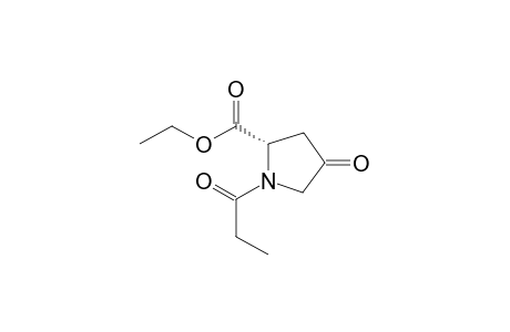 1-tert-butyl 2-ethyl (S)-4-oxopyrrolidine-1,2-dicarboxylate