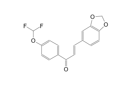 (2E)-3-(1,3-benzodioxol-5-yl)-1-[4-(difluoromethoxy)phenyl]-2-propen-1-one