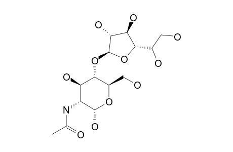 2-ACETAMIDO-2-ACETAMIDO-4-O-BETA-D-GALACTOFURANOSYL-ALPHA-GLUCOPYRANOSE