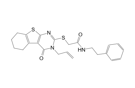 acetamide, 2-[[3,4,5,6,7,8-hexahydro-4-oxo-3-(2-propenyl)benzo[4,5]thieno[2,3-d]pyrimidin-2-yl]thio]-N-(2-phenylethyl)-