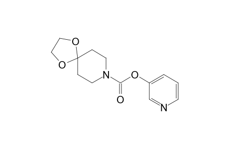 1,4-Dioxa-8-azaspiro[4.5]decane-8-carboxylic acid 3-pyridinyl ester
