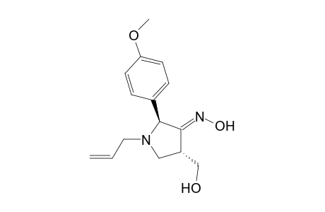 1-Allyl-trans-4-(hydroxymethyl)-2-(4-methoxyphenyl)-3-pyrrolidone Oxime